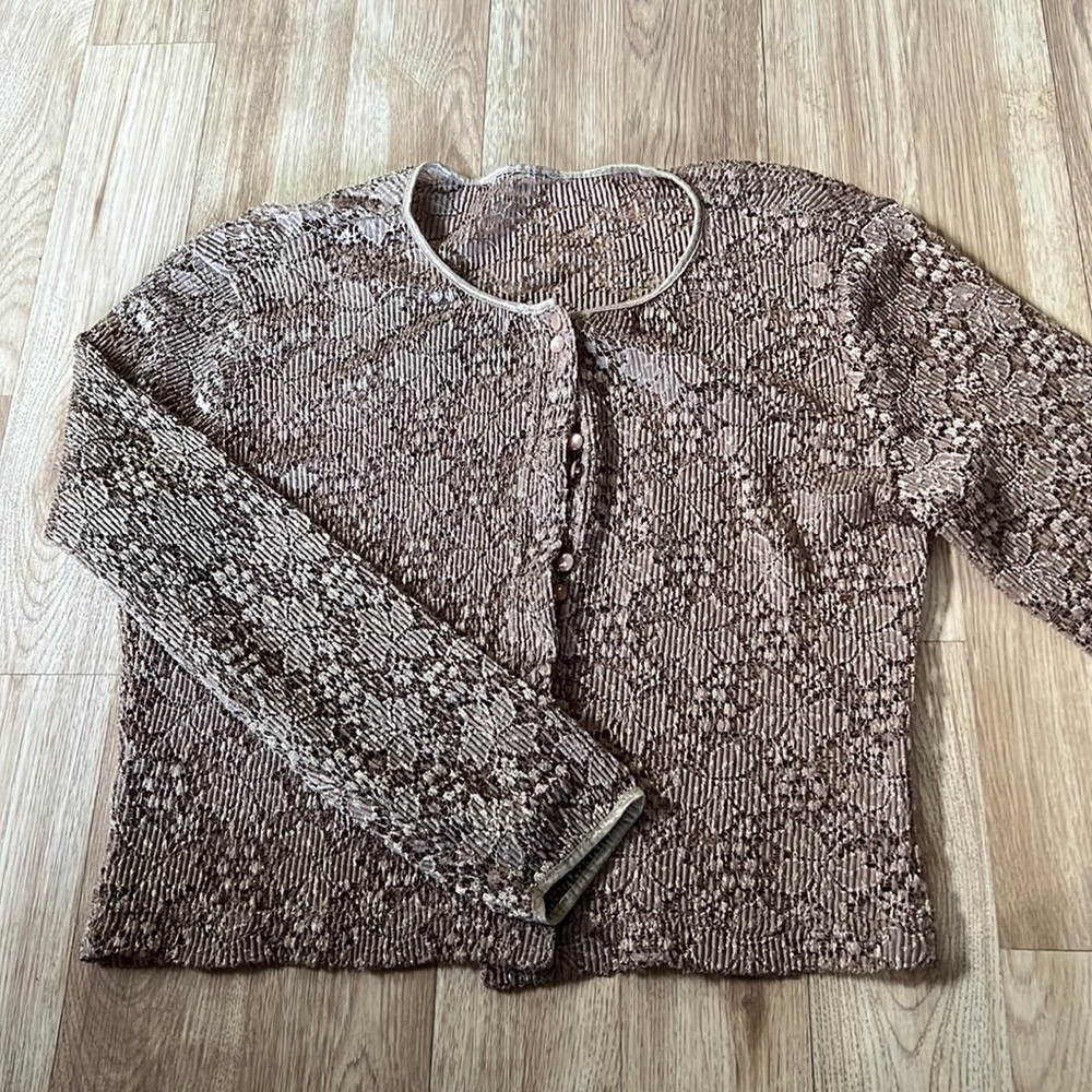 Floral sweater